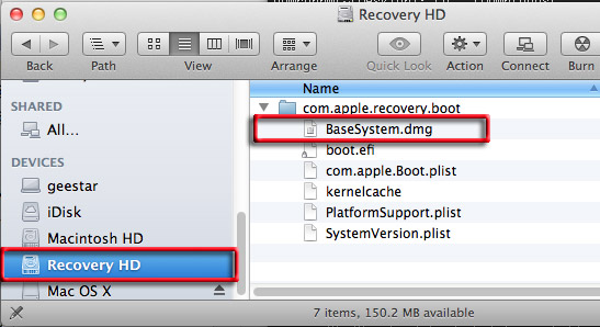 how to boot recovery mac os x